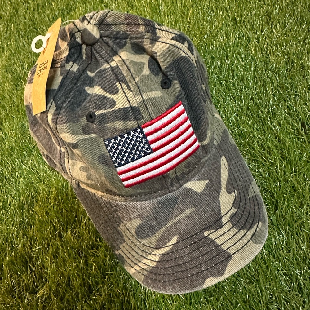 Camo Cap🇺🇸American Flag Patch